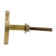 Golden Round Hammer Flat Brass Cabinet Knobs